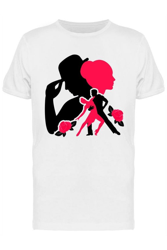 Dancing Couple Graphic T-Shirt Men -Image by Shutterstock, Male x-Large