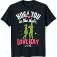 Dancing Couple TShirt Hug & You in the Style Love Bay 2024 Dark Blue
