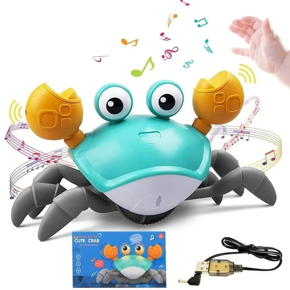 Dancing Crab Run Away Toy for Babies Crawling Interactive Escape Crabs, Toys Baby Birthday Gift