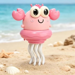 Dancing Crab Toy with Lights, Cute Crawling Toy with Obstacle Avoidance Sensor, Fun Moving Crawling Crab Birthday Party Gifts for Adults