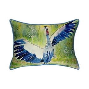 Dancing Crane Large Indoor/Outdoor Pillow 16x20