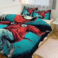 Dancing Cute Skull Man Bedding Sets Twin Duvet Cover 3 Piece Cute Bed