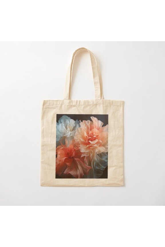 Dancing Delicates Canvas Tote Bags, Reusable Shopping Bag