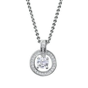 YILLMSN Dancing Diamond Necklaces for Women | Diamond Necklace | Real Diamond Pendant Necklaces | Diamond Jewelry for Women(1PCS)
