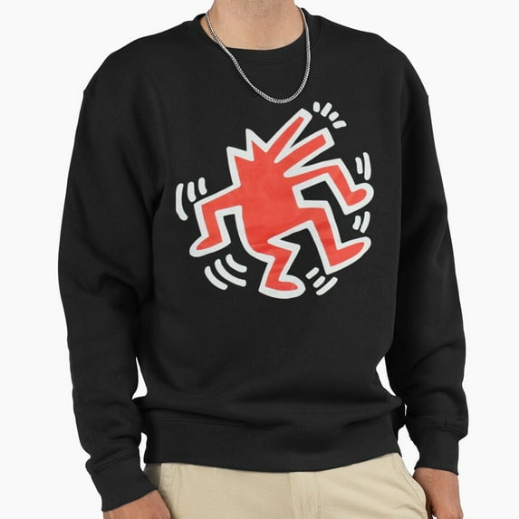 Dancing Dog Classic Funny Animal Pet Retro Aesthetic Graphic Vintage Unisex Sweatshirt G1490, Up to Size 5XL