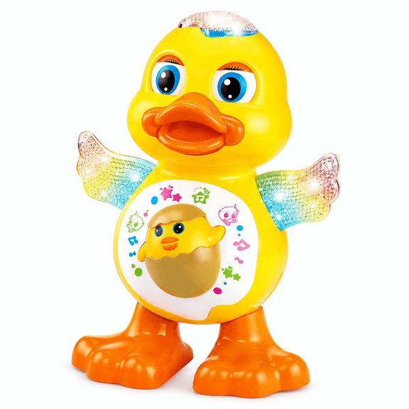 Dancing Duck Toy, Musical Dancing Toy with Lights, Singing Interactive Toy for Kids