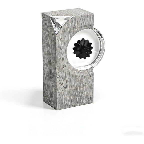 Dancing Ferrofluid Speaker Magnetic Fluid Lamp Desktop Decor for OfficeDark grey