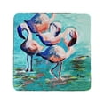 thumbnail image 1 of Dancing Flamingos Coaster - Set of 4, 1 of 1