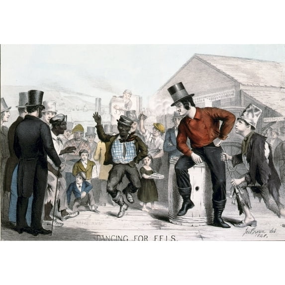 Dancing For Eels History (36 x 24)