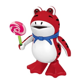 Dancing Frog Robot Toy with Singing Swaying Motion and Light Up Effects Rechargeable Interactive Musical Toy for Kids Party Fun Red