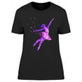 thumbnail image 1 of Dancing Girl Colorful Design T-Shirt Women -Image by Shutterstock, Female Medium, 1 of 2