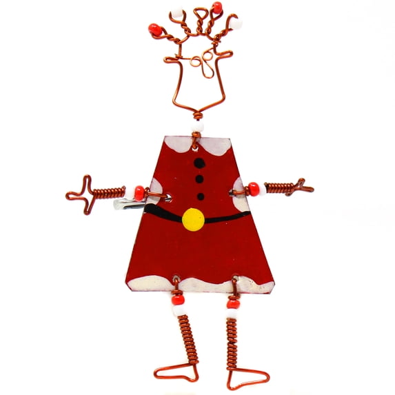 Dancing Girl Santa Pin Creative Alternatives