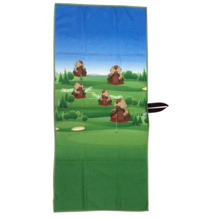 Dancing Gopher Waffle Golf Towel by ReadyGOLF