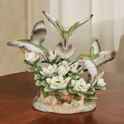 Dancing Hummingbirds Table Sculpture Ivory One Size