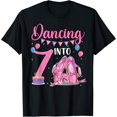 thumbnail image 1 of Dancing Into 7th Birthday Ballerina Ballet 7 Year Old Party T-Shirt, 1 of 4