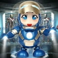thumbnail image 1 of Dancing Iron Man Robot Toy Electric Singing Iron Man Glows Children's Gift, 1 of 9