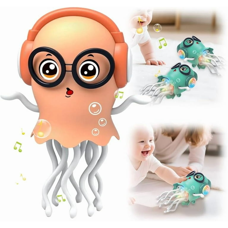Dancing Jellyfish Baby Toy,Tummy Time Toys for Kids, Magic