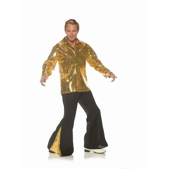 Men's Stylin' 70s Gold Dancing King Costume 2X-Large 48-50