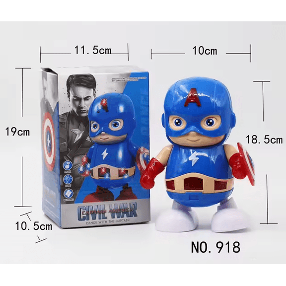 Dancing Music LED Robot Toy Cpt Amercia