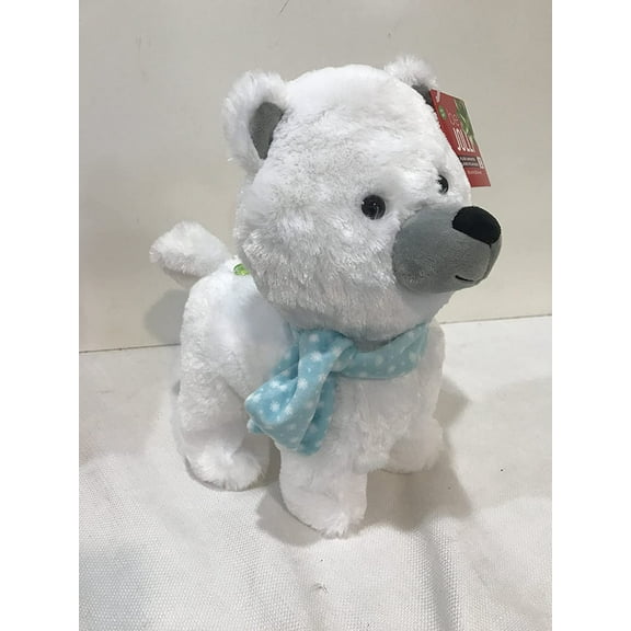 Dancing Musical Animated Christmas Polar Bear Side Stepper Waddler Animatronics