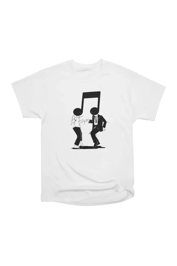 Dancing Note T-Shirt Tee Gift For Him Merch For Her Apparel For Friend