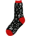 thumbnail image 1 of Dancing Notes Women's Socks, 1 of 3