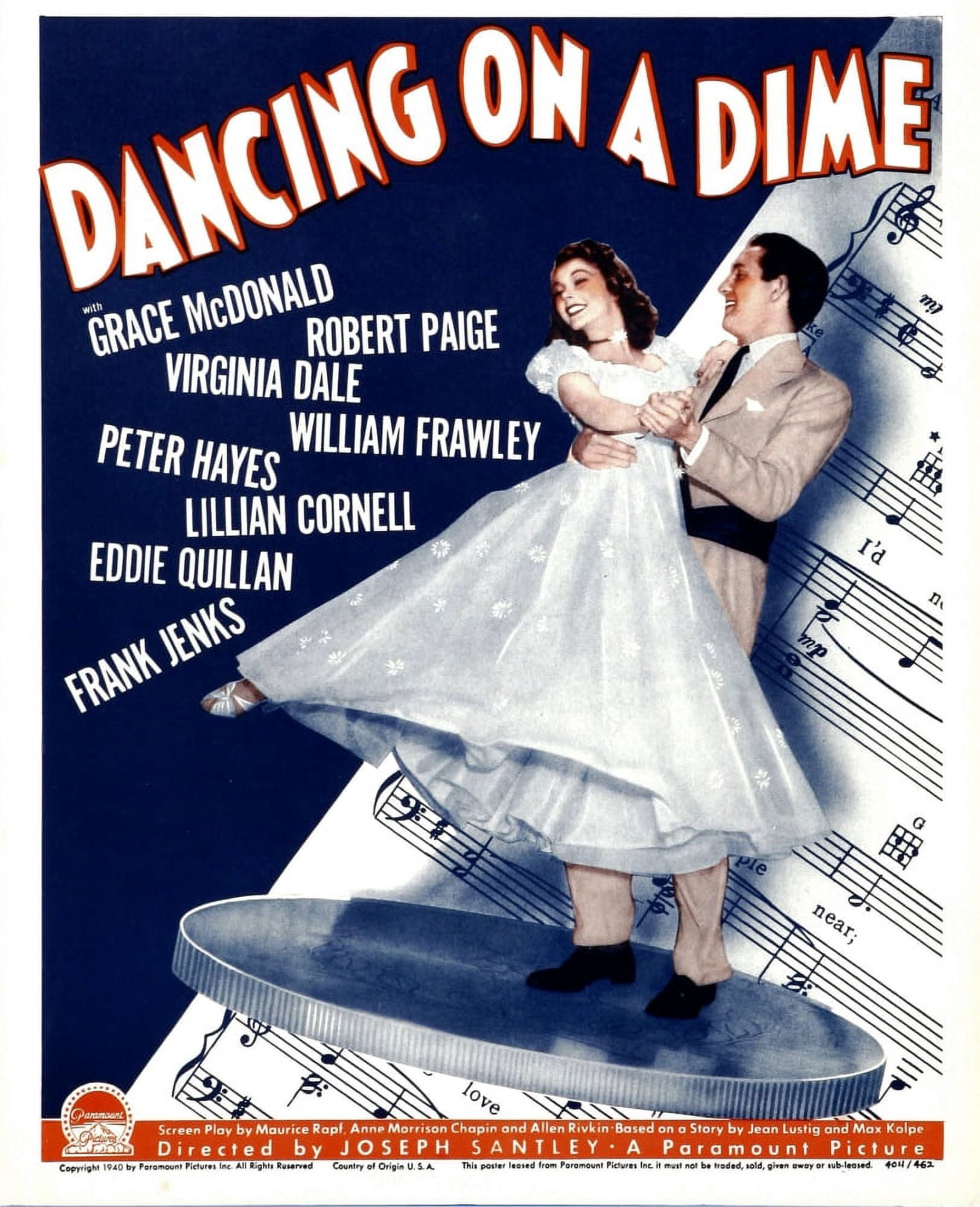 Dancing On A Dime Canvas Art - (11 x 17)