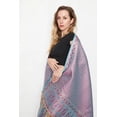 thumbnail image 1 of Dancing Patchwork Brocade Silk Stole, 1 of 7