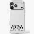 thumbnail image 1 of Dancing Penguins Happy Art iPhone Case 17 through 11 Pro Max, 1 of 2