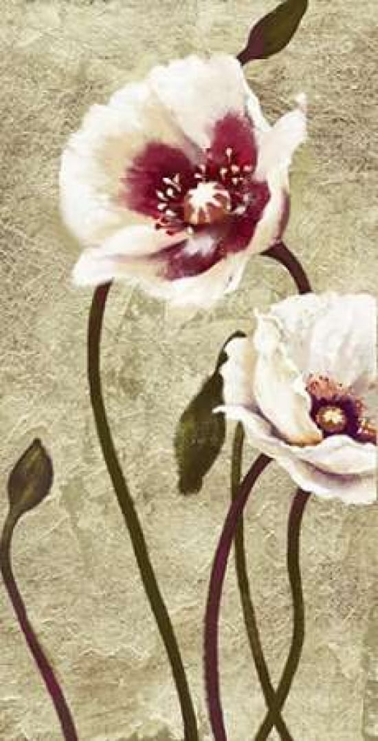 Dancing Poppies 2 Canvas Art - Art Atelier Alliance (10 x 20)