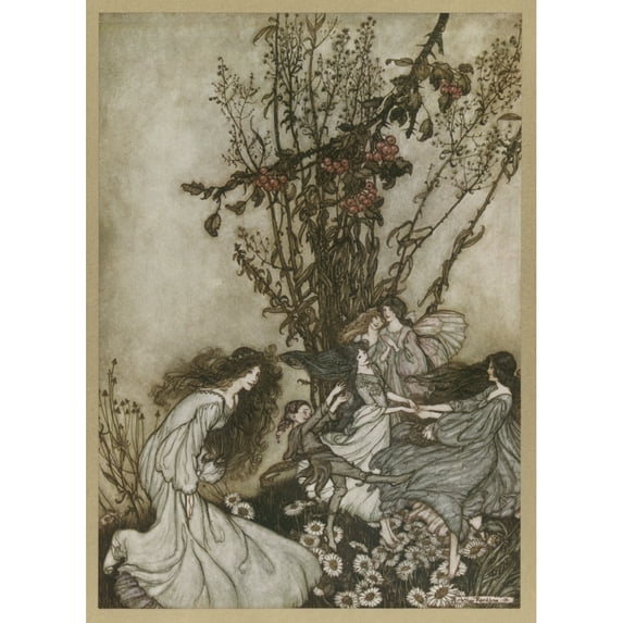 Dancing Poster Print By Mary Evans Picture Libraryarthur Rackham (18 X 24)