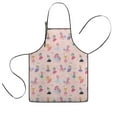 thumbnail image 1 of Dancing Princess Unicorns Pattern Kids Aprons for Girls and Boys,Adjustable Neck Strap Toddler Aprons for Kids Cooking Baking, 1 of 7