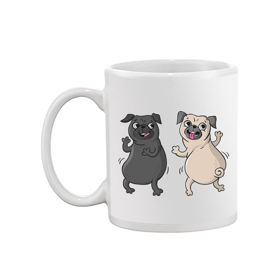 Dancing Pugs Mug  -Image by Shutterstock,