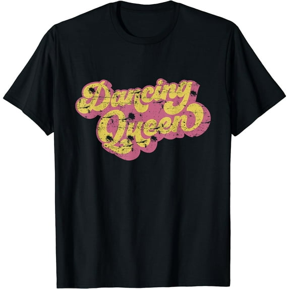 Dancing Queen Shirt Vintage Dancing 70s T-Shirt T-Shirt Black 2X-Large