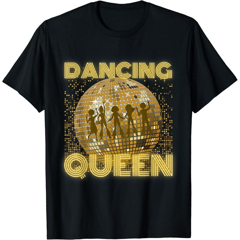 Dancing Queen Vintage Retro Dancing 70s 80s 90s Disco Dance T