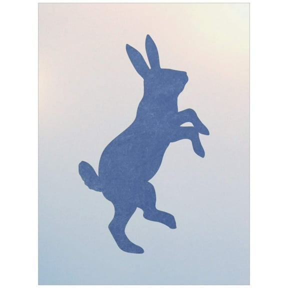 Dancing Rabbit Stencil - Forest Mountain Woodland Wildlife African Wild Animal Hare DIY Template Reusable Laser Cut Mylar Template for Painting Home Decor DIY Crafts - The Artful Stencil