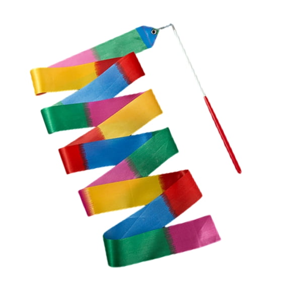 Dancing Ribbon Streamers Ribbons Colorful Gymnastics Ribbons for Kids Artistic Dancing and Rhythmic Gymnastics
