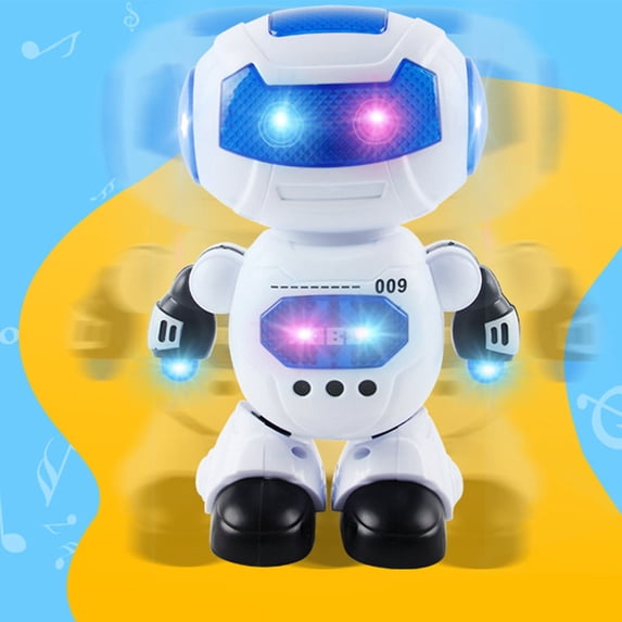 Dancing Robot Toy, LED Light Up Electronic, Interactive Moving Robot, Singing Sound Kids Toy, Space Themed Gift, Boys Girls Entertainment, Robot Toy