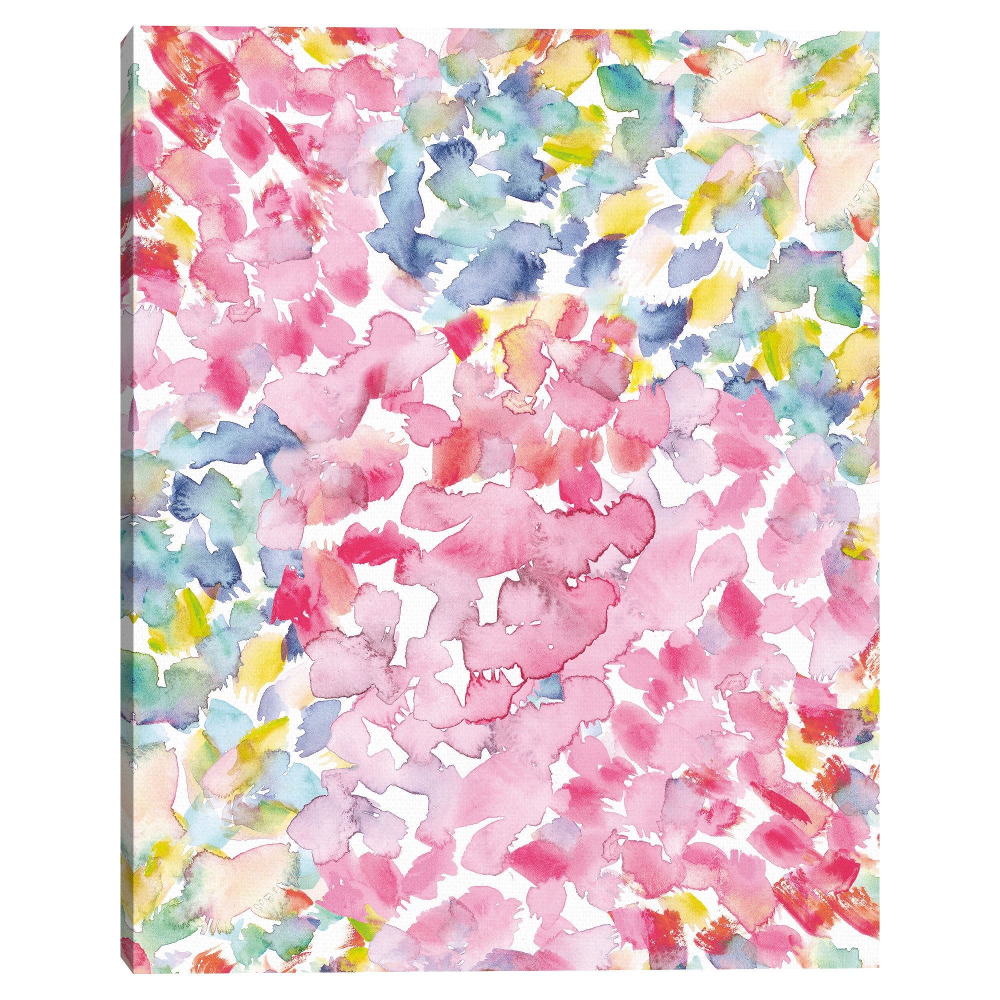 Dancing Shapes by Willowbrook Fine Art Canvas Art Print