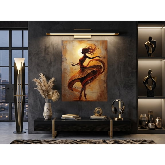 Dancing Silhouette Matte Poster , Poster Print Only