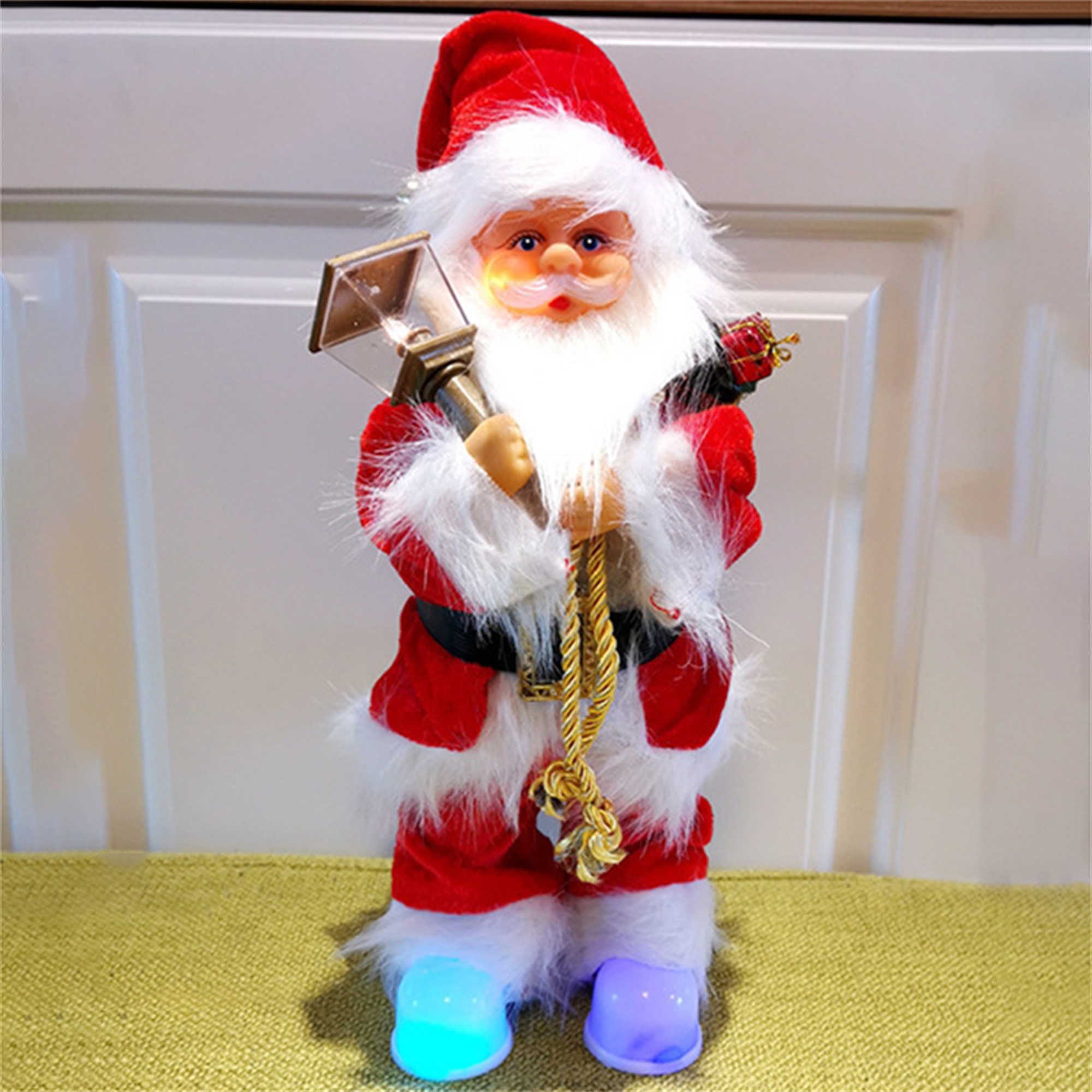 Dancing Singing Santa Claus with Saxophone, Christmas Musical Moving Figure, Christmas Electric