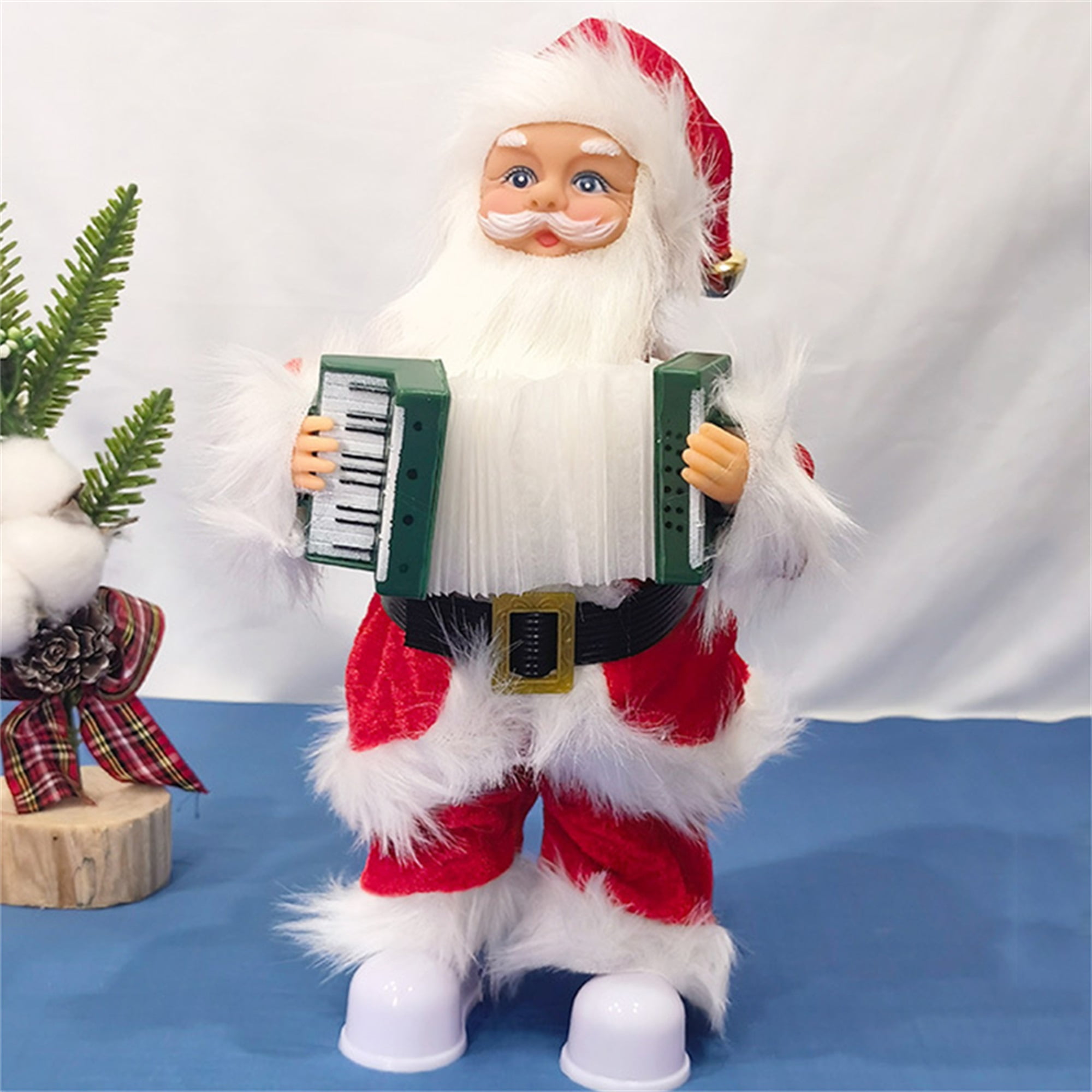 Dancing Singing Santa Claus with Saxophone, Christmas Musical Moving Figure, Christmas Electric