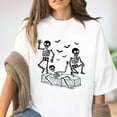 thumbnail image 1 of Dancing Skeleton Halloween Shirt – Funny Spooky Season Graphic Tee, 1 of 4