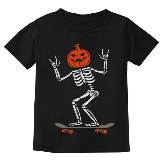 Tstar Dancing Skeleton Halloween Shirts for Kids Boys Girls Clothing Kids Shirt X-Small Black