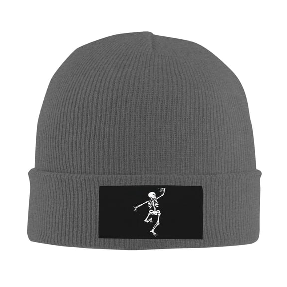 Dancing Skeleton Men Women Knitted Hat Adult Knit Beanie For Fall Winter Knit Hat Cap