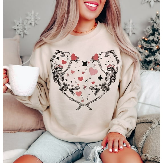 Dancing Skeleton Valentine shirt XOXO, Valentines Tshirt