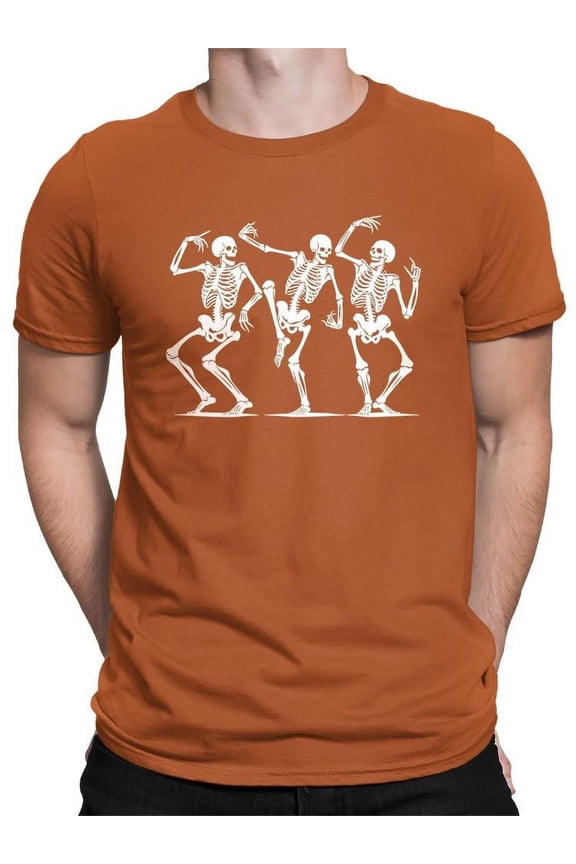 Dancing Skeletons Halloween Party Tee T-shirt Color Men's