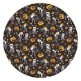 thumbnail image 1 of Dancing Skeletons Halloween Pattern Round Fitted Tablecloth with Elastic Edge,Dining Table Cover Waterproof,Outdoor Round Tablecloth for Camping,Dining,Indoor and Outdoor, 1 of 7