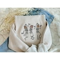 thumbnail image 1 of Dancing Skeletons Pumkin Heads Embroidered Sweatshirt, 1 of 5