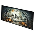 thumbnail image 1 of Dancing Skeletons Spooky Halloween Indoor / Outdoor Runner Mat 28x58 58 in x 28 in, 1 of 5